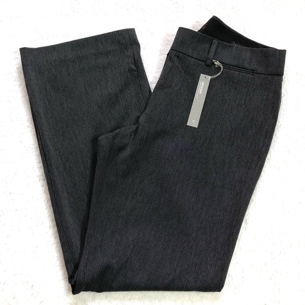 Loft Grey Texture Pattern Trouser - Picture 5 of 9